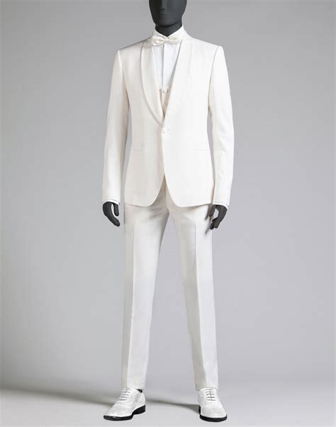 dolce gabbana white tuxedo|dolce and beganna men's tuxedo.